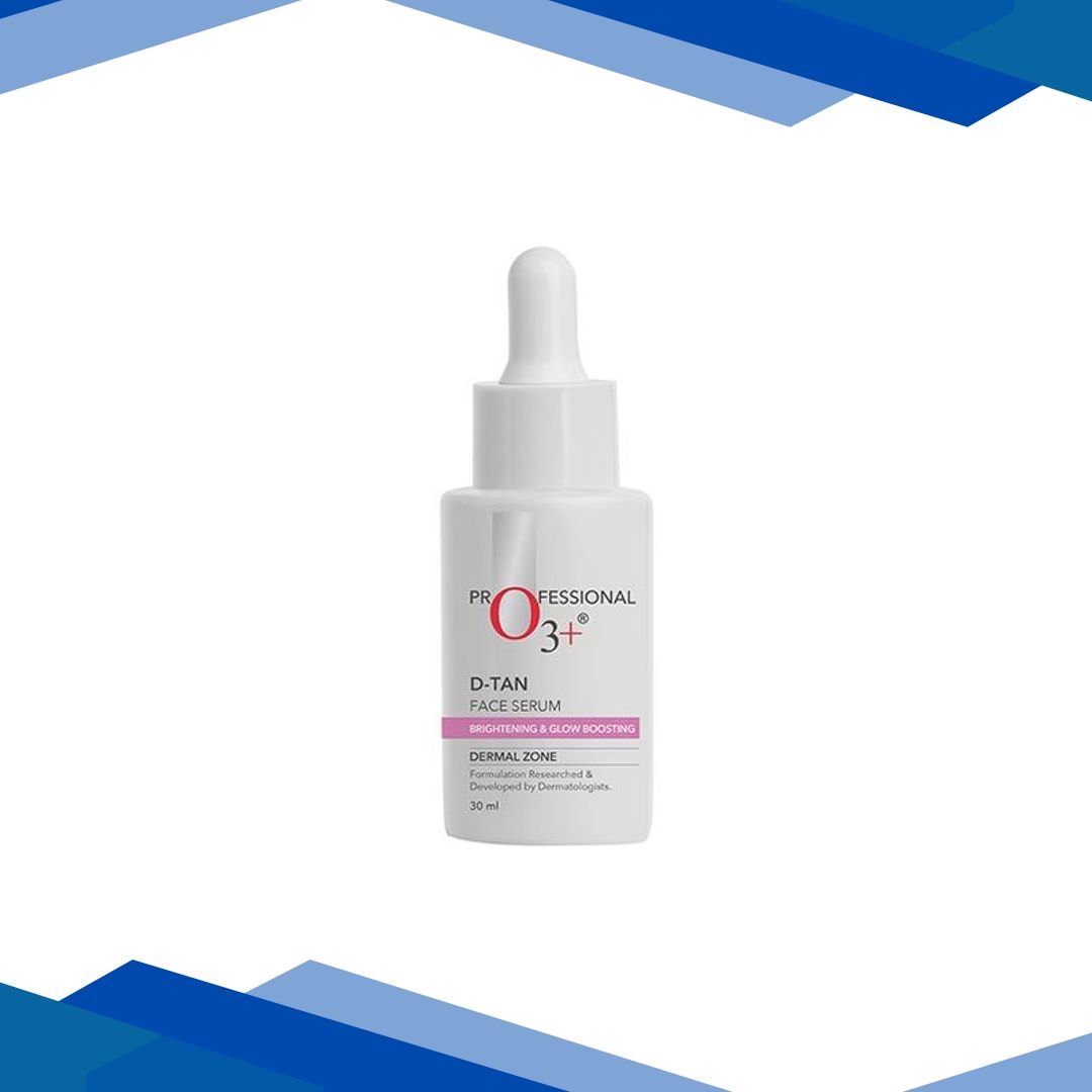 O3+ Dtan Face Serum with Niacinamide for Tan Removal, Glow & Brightening De-tan 30 ml