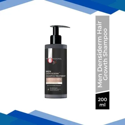 O3+ Men Densiderm Hair Growth Shampoo with Ginseng For Hair Fall & Control Hair Growth 200ml