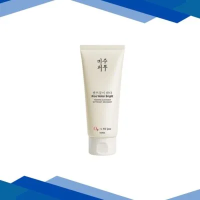 O3+ Mijoo Korea Rice Water Bright Foaming Cleanser for Korean Glass Skin 100g