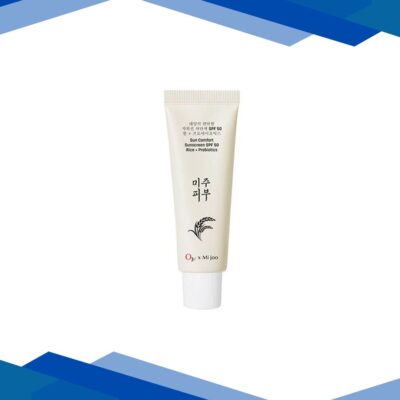 O3+ Mijoo Korea Sun Comfort Lightweight & Moisturising Sunscreen SPF 50 with Rice Probiotics 50 gm