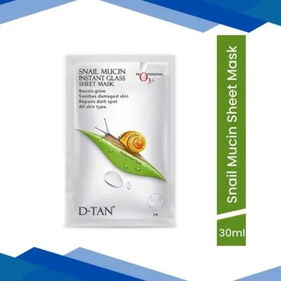 O3+ Snail Musin Instant Glass Sheet Mask 30 ml