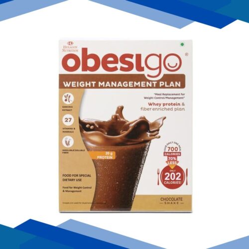 Obesigo Weight Management Plan Powder – Chocolate Shake (Pack of 7 x 50 g)
