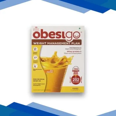 Obesigo Weight Management Plan Powder – Mango Shake (Pack of 7 x 50 g)