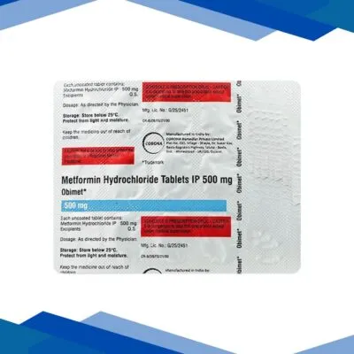 Obimet 500mg Tablet 15’S
