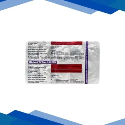 OBIMET GX DAPA 10/2/1000 Tablet 10’s