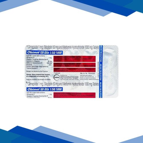 OBIMET GX SITA 50/1/1000 Tablet 10’s