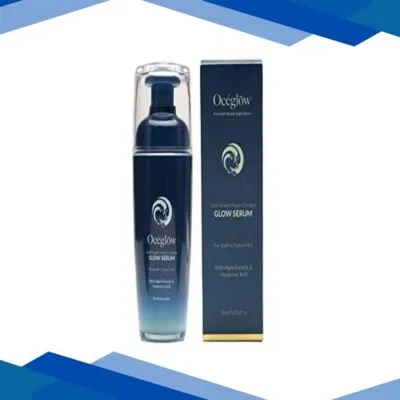 Oceglow Face Serum for Youthful & Radiant Skin Women & Men, With Gold Vitamin Complex & Ceramides 30 ml