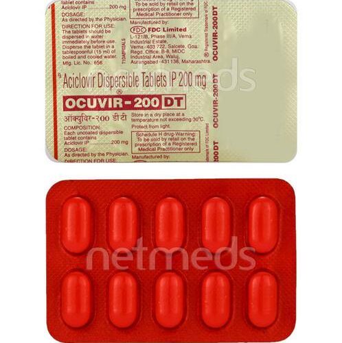 Ocuvir DT 200mg Tablet 10'S