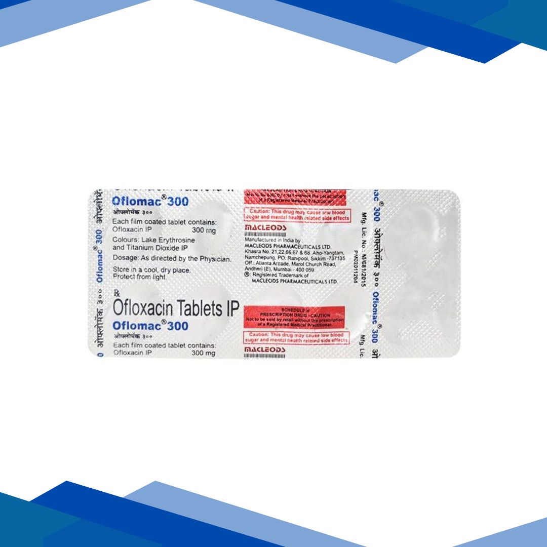 Oflomac 300mg Tablet 10’S