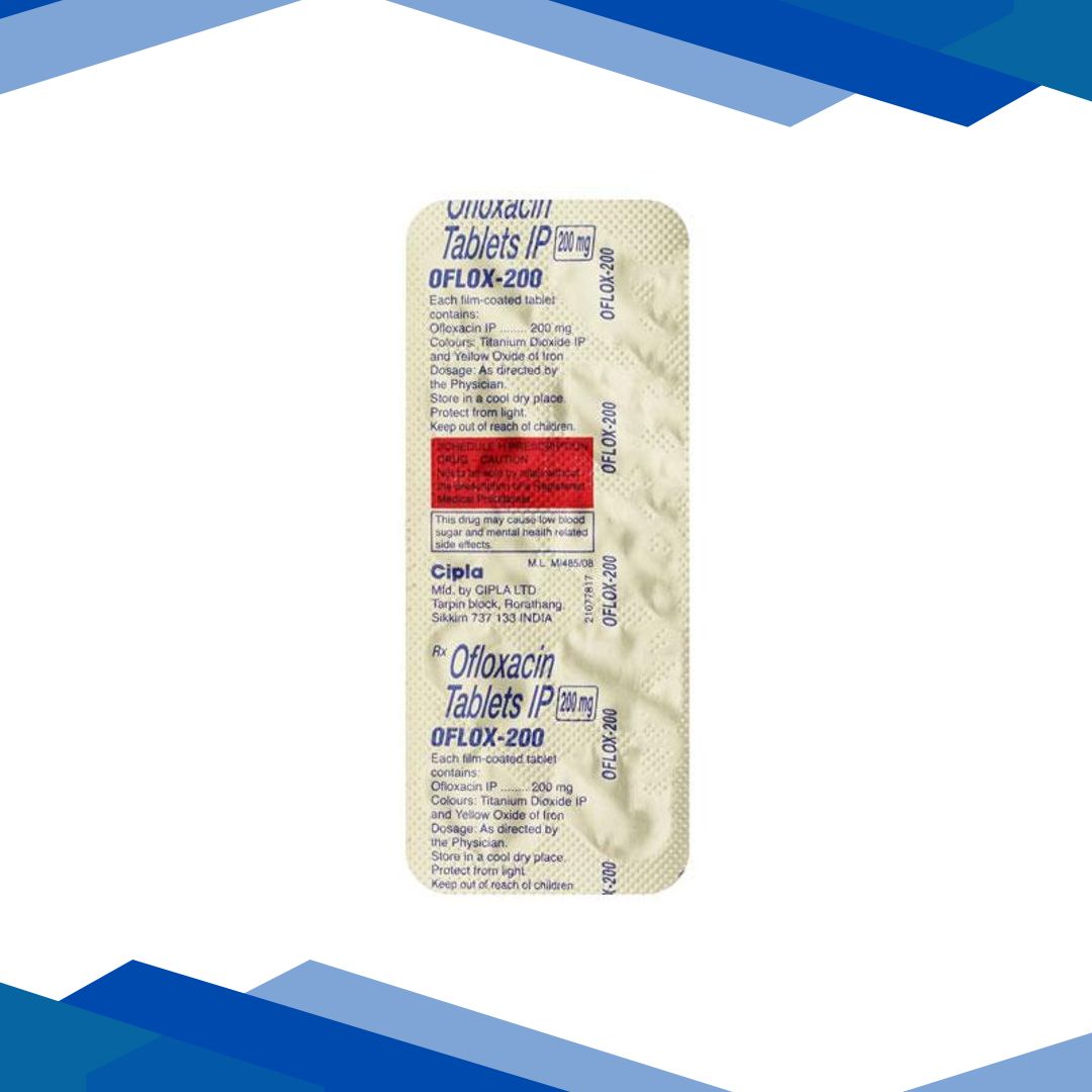 OFLOX 200mg Tablet 10’s (se)