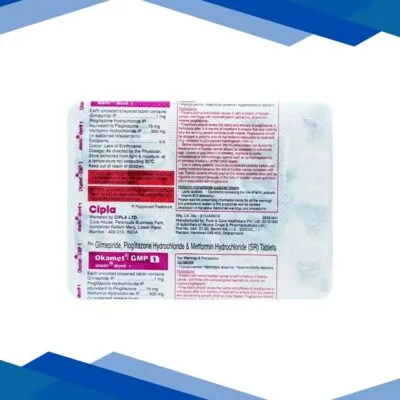 OKAMET GMP 1 Tablet 10’s