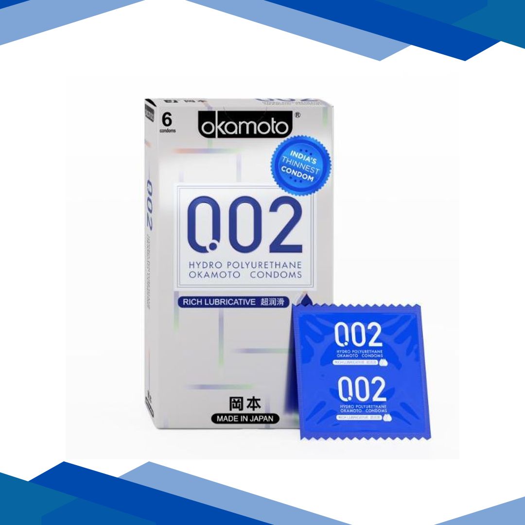 Okamoto 002 Rich Lubricative condoms 6’s