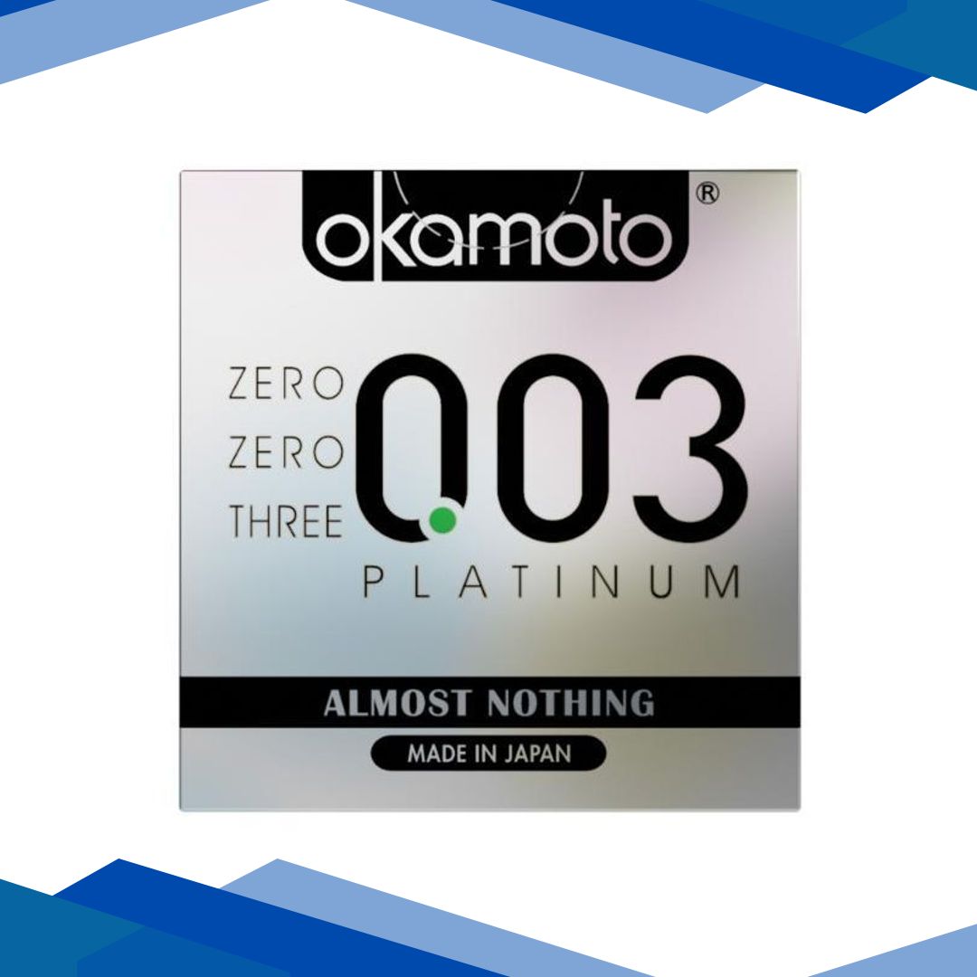 Okamoto 003 Platinum Condoms 3’s