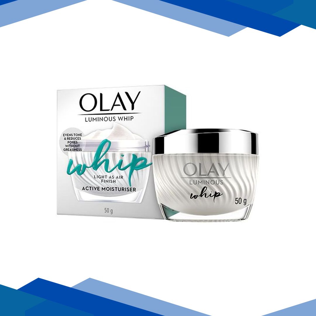 Olay Ultra Lightweight Moisturiser- Luminous Whip Day Cream (Non Spf) 50 gm
