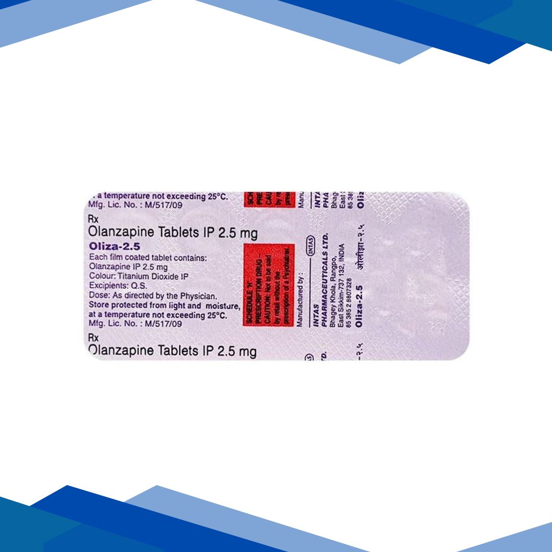 Oliza 2.5mg Tablet 10’S
