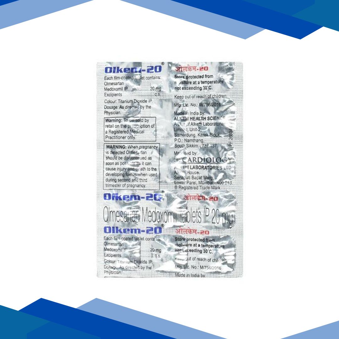 Olkem 20mg Tablet 15’S
