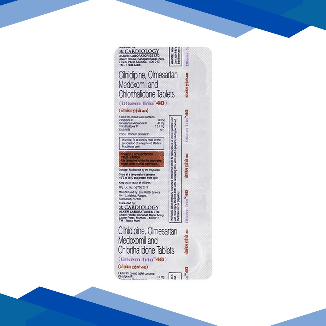 Olkem Trio 40mg Tablet 10’S