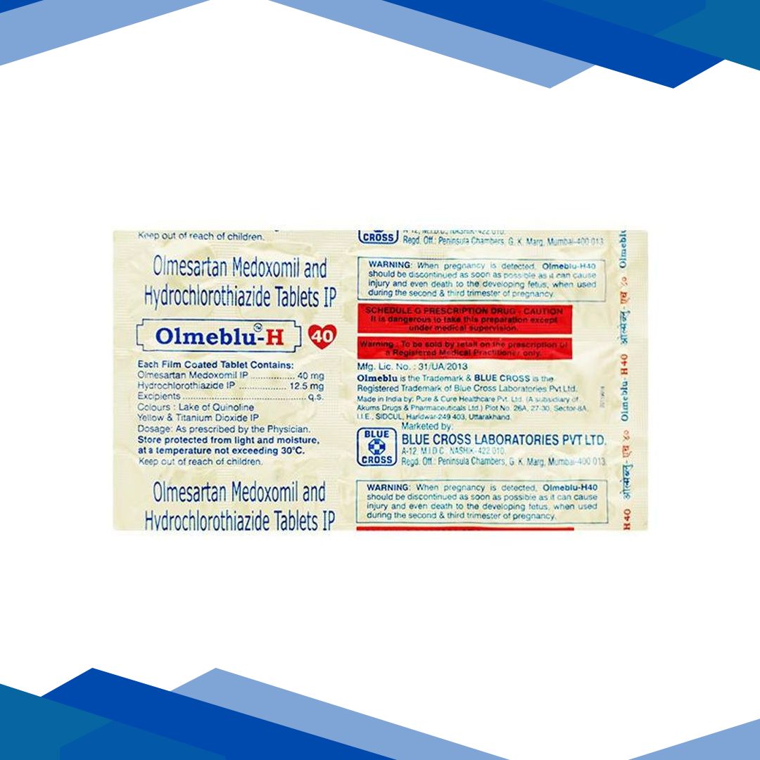 OLMEBLU H 40mg Tablet 15’s