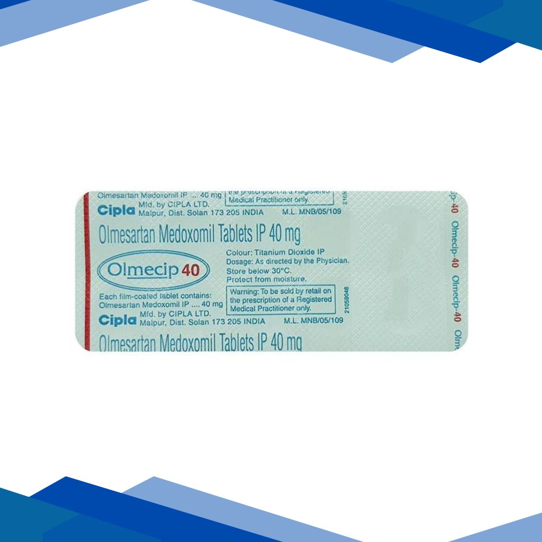 Olmecip 40mg Tablet 10’S
