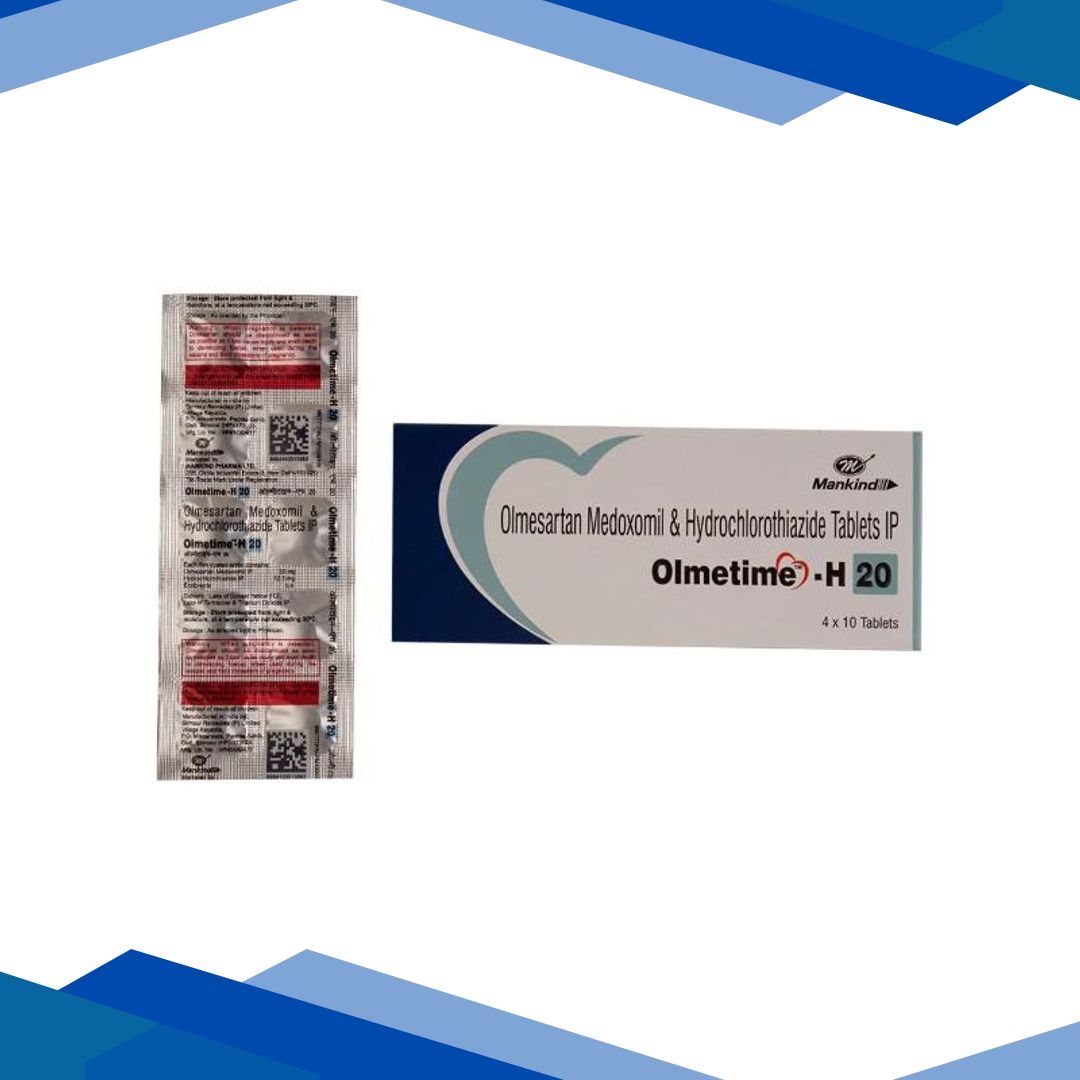 Olmetime H 20mg Tablet 10’S