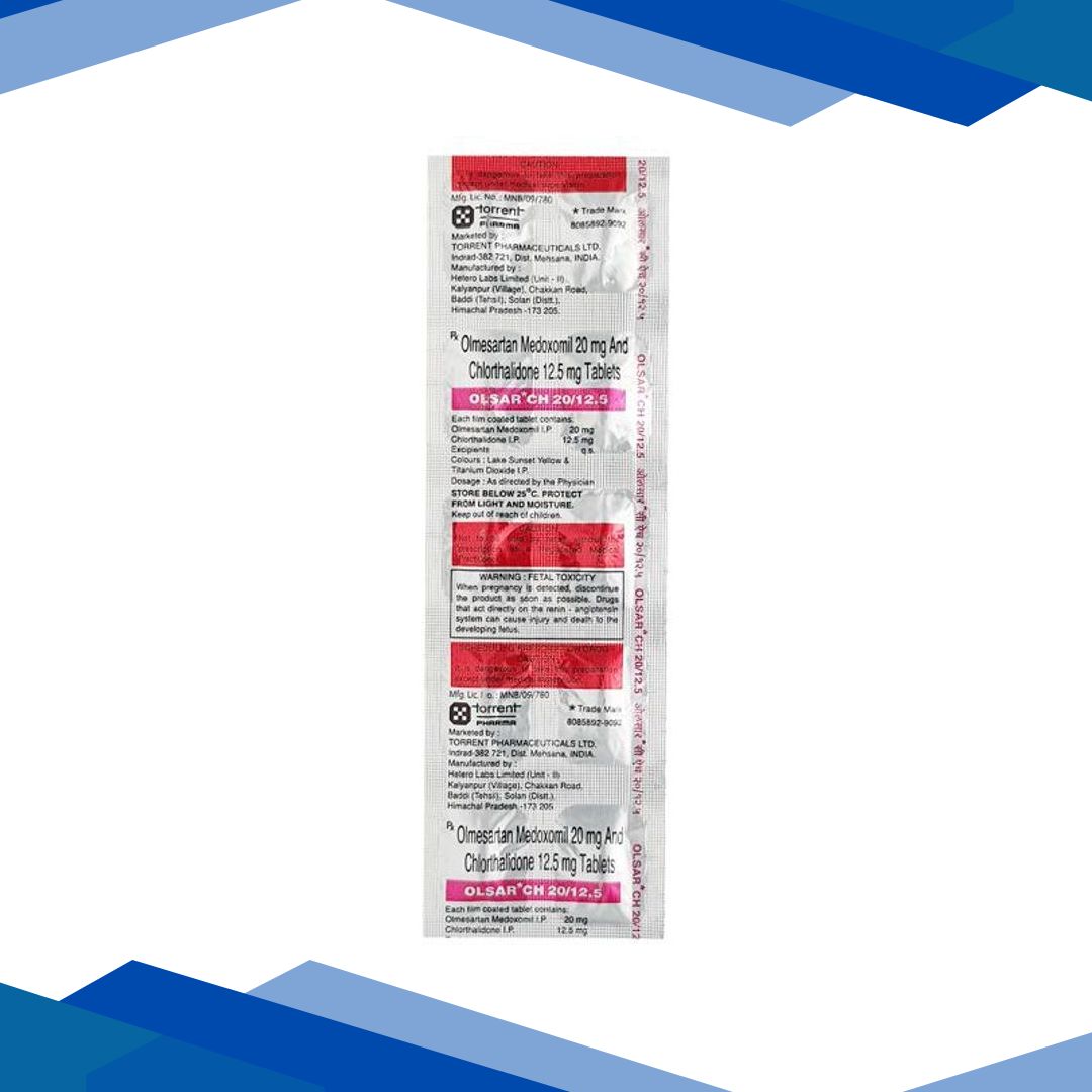 Olsar CH 20/12.5mg Tablet 10’S