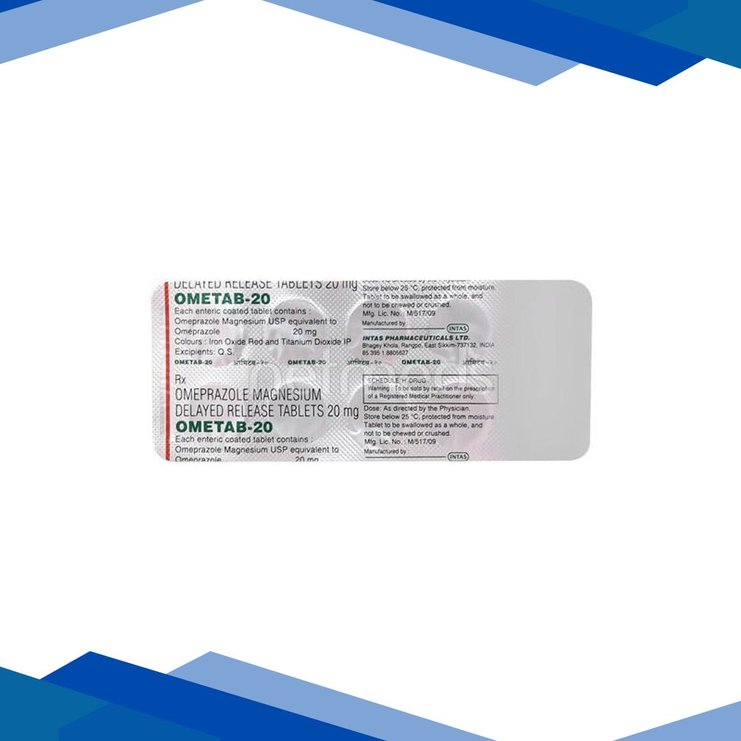 Ometab 20mg Tablet 10’S