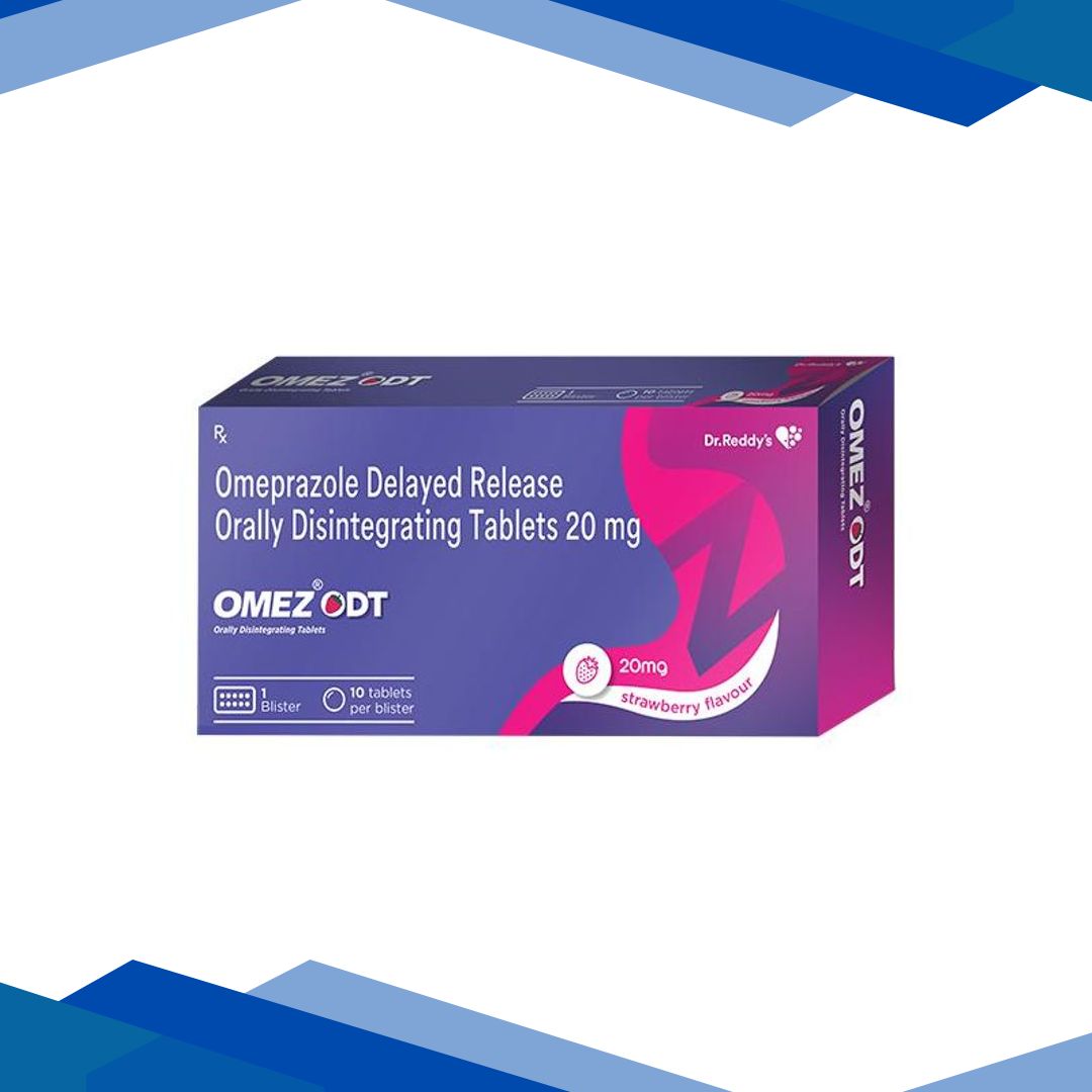 OMEZ ODT STRAWBERRY FLAVOUR 20mg Orally Disintegrating Tablet 10’s