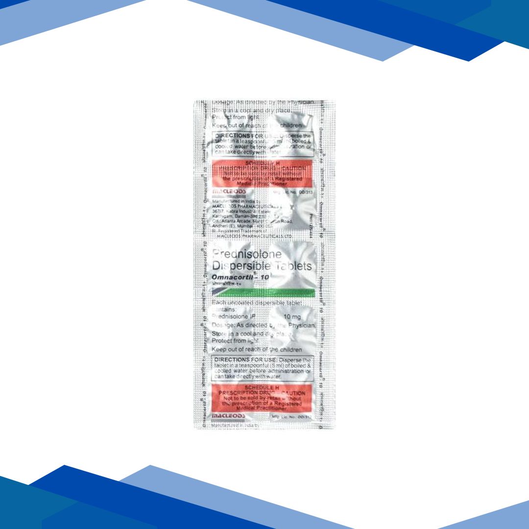 Omnacortil 10mg Tablet 10’S