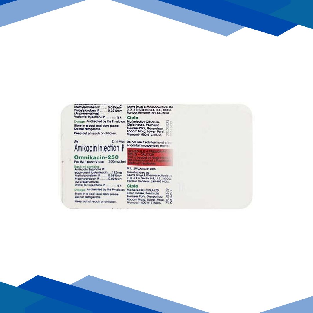 Omnikacin 250mg Injection 2ml