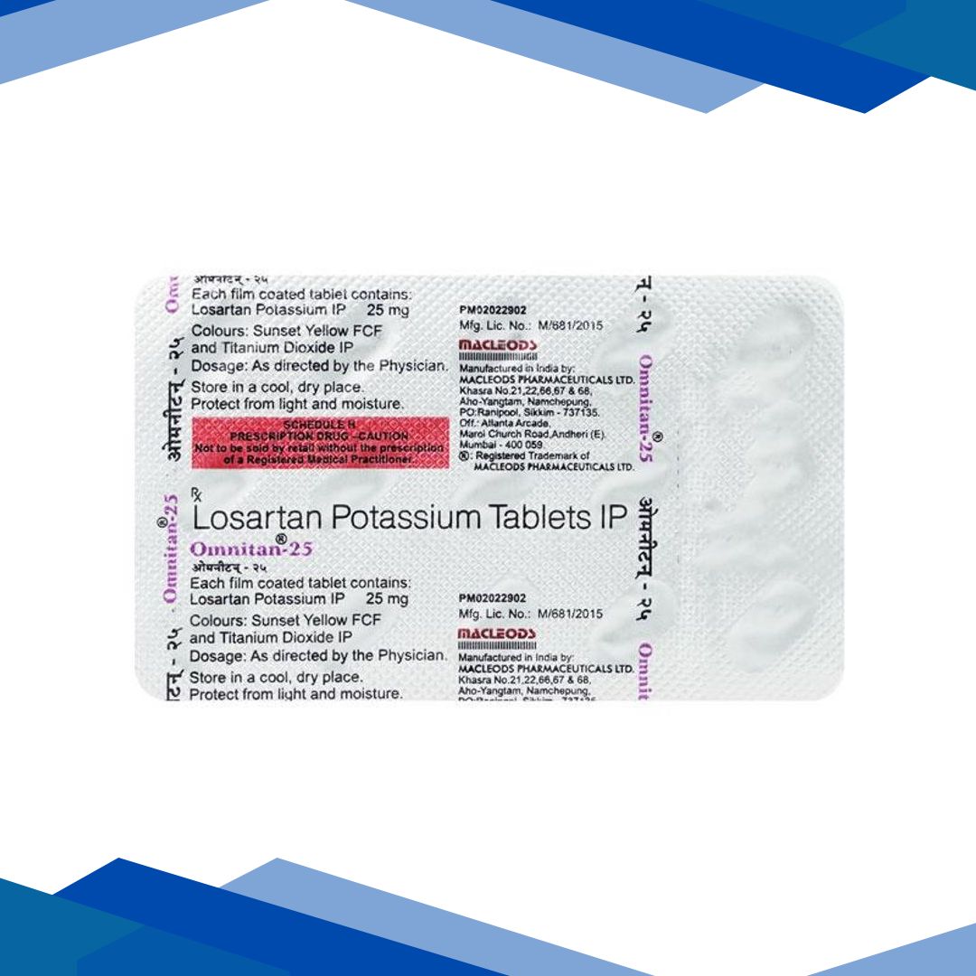 Omnitan 25mg Tablet 15’S