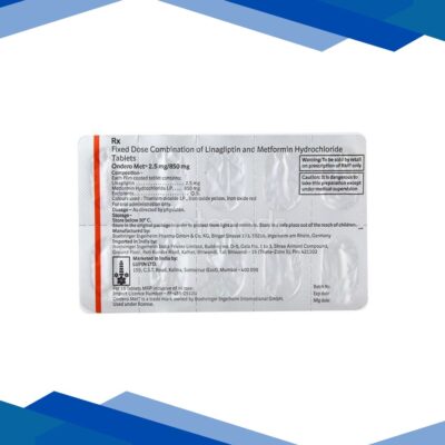 Ondero Met 2.5/850mg Tablet 10’S