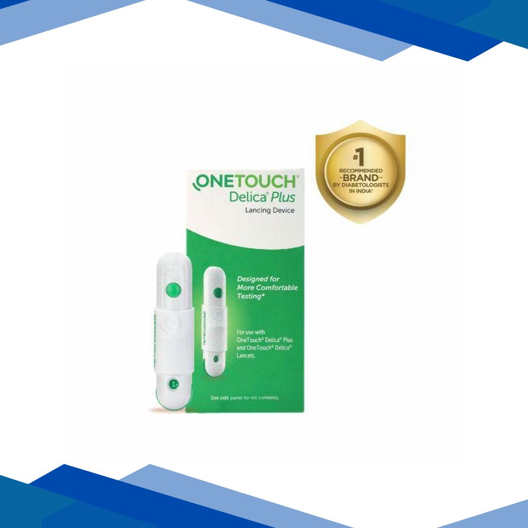 OneTouch Delica Plus Lancing Device + 25’s Free Lancets