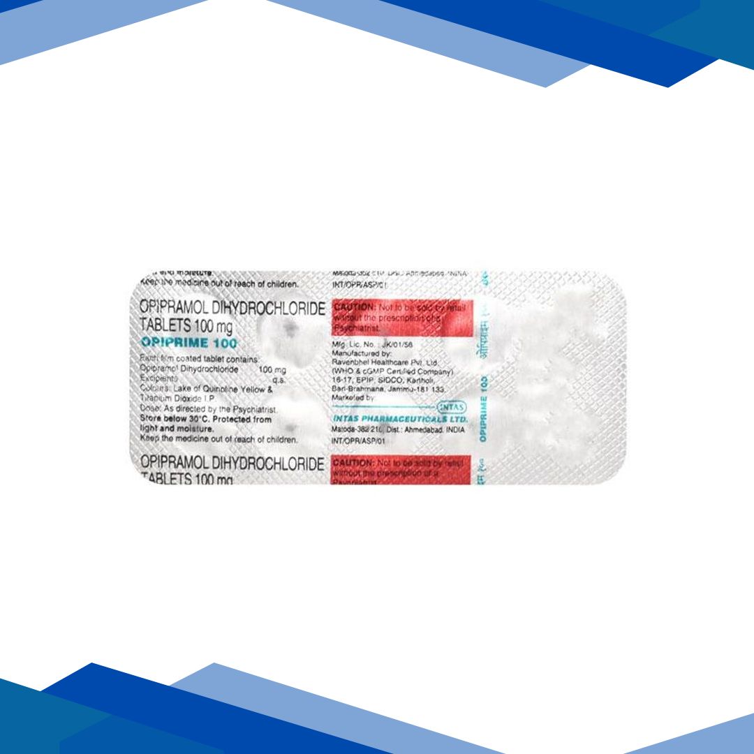 Opiprime 100mg Tablet 10’S
