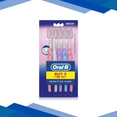Oral-B Sensitive Care Toothbrush – Extrasoft 5’s