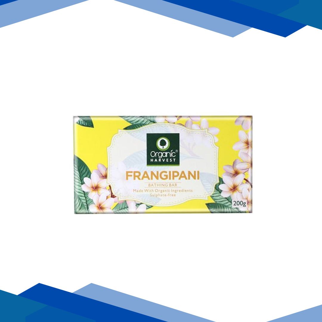 Organic Harvest Bathing Bar – Frangipani 200 gm