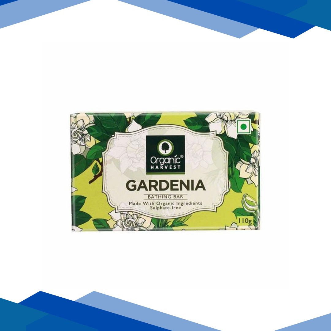 Organic Harvest Bathing Bar – Gardenia 110 gm
