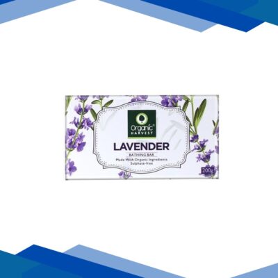 Organic Harvest Bathing Bar – Lavender 200 gm