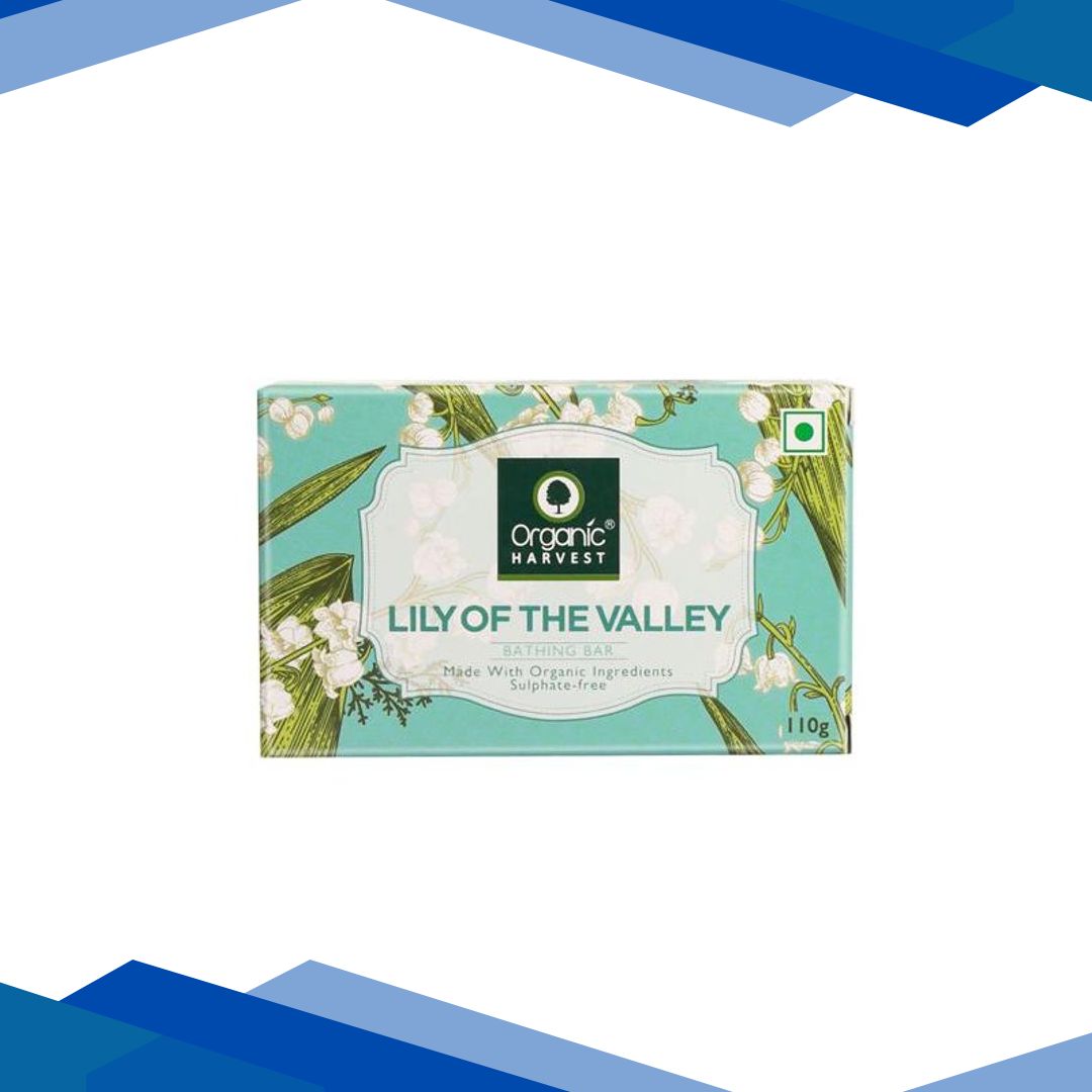 Organic Harvest Bathing Bar – Lily of the valley 110 gm