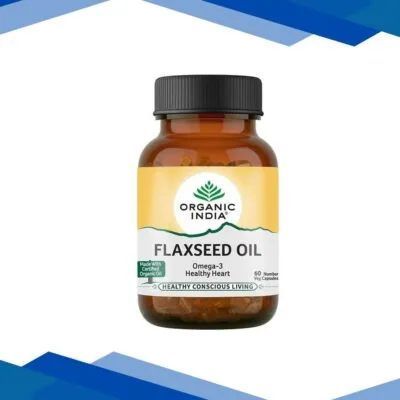 Organic India Flax Seed Oil Veg Capsule 60’s