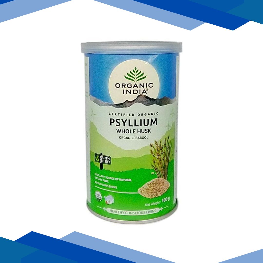 Organic India Psyllium Whole Husk Isabgol Powder 100 gm
