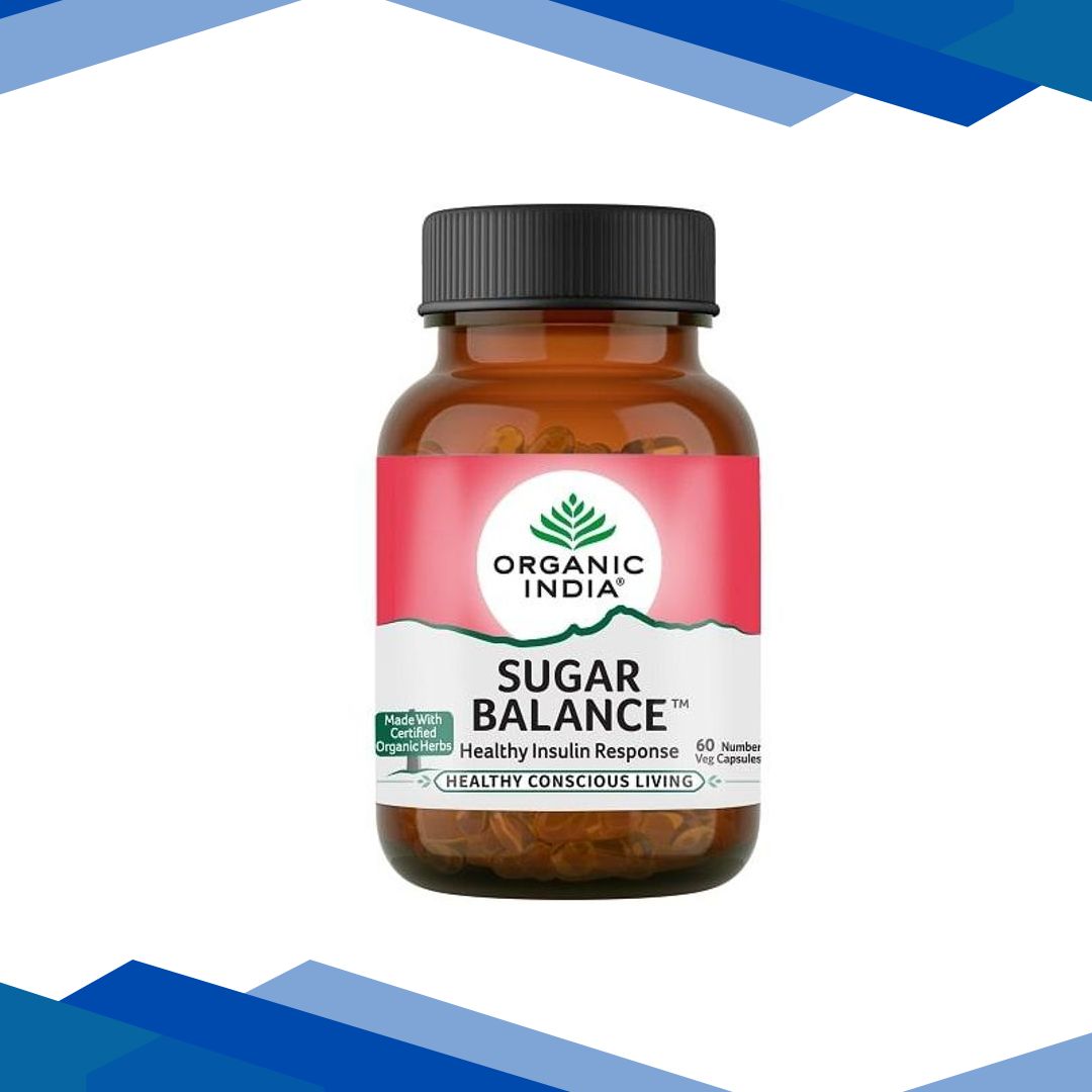 Organic India Sugar-Balance Capsules 60’s