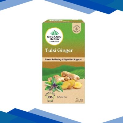 Organic India Tulsi Ginger Tea Bag 25’s