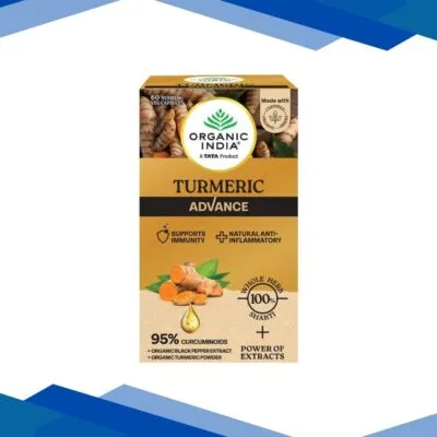 Organic India Turmeric Advance Veg Capsule 60’s