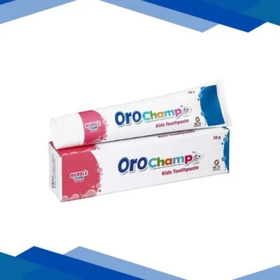 OROCHAMP BUBBLEGUM FLAVOUR KIDS Tooth Paste 70g