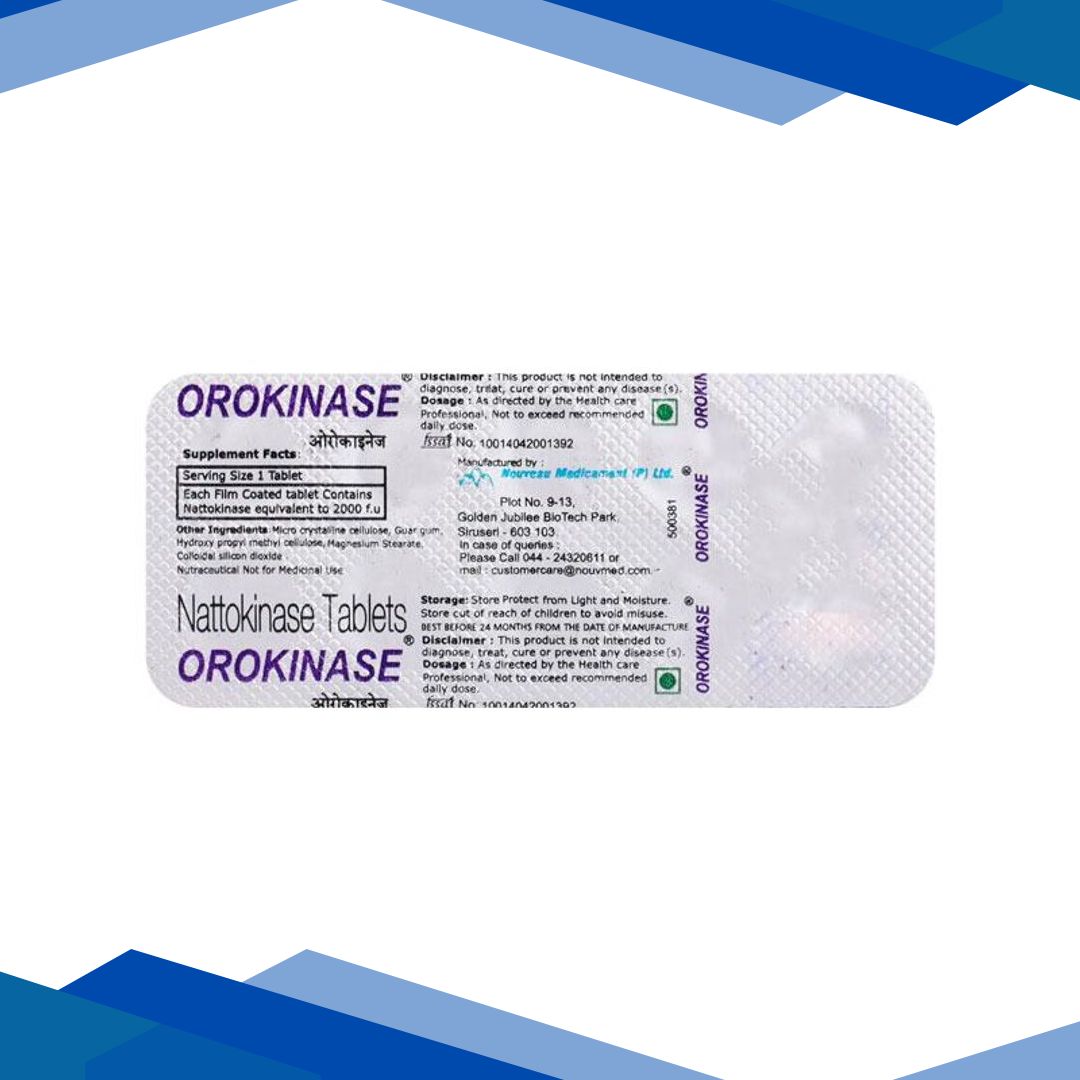 Orokinase Tablet 10’S