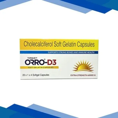 ORRO D3 Soft Gelatin Capsule 4’s