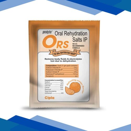 ORS Prolyte Refreshing Orange Flavour Powder 21gm