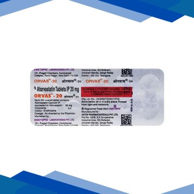 Orvas 20mg Tablet 10’S