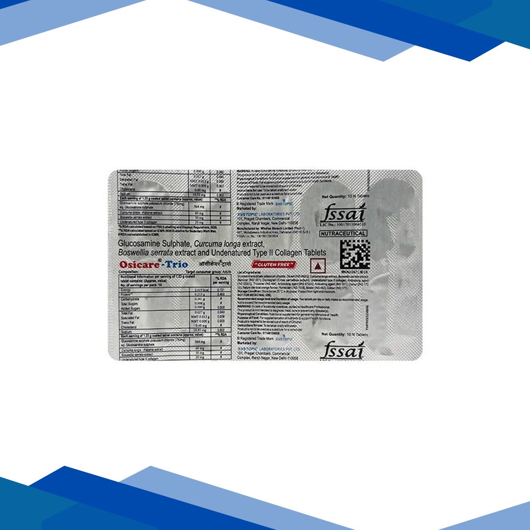 OSICARE TRIO Tablet 10’s