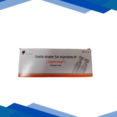 Otsuka Sterile Water For Injection Ip (Super Amp) Pyrogen Free (Pack of 50 x 5 ml)
